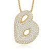 VVS Moissanite Initial Letter Pendant – 925 Sterling Silver | 18K Gold | A–Z | GRA Certified — photo 15 of 32