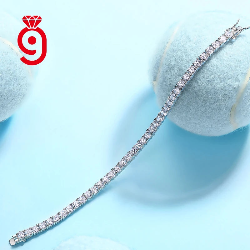 VVS Moissanite 4mm Tennis Bracelet – 925 Sterling Silver | Women's | GRA Certified — photo 1 of 7