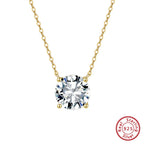 925 Silver VVS Moissanite Round Pendant Necklace – D Color | GRA Certified — photo 8 of 8