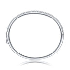 VVS Moissanite Iced Out Bangle – 925 Sterling Silver | 18K Gold & Platinum Plated | GRA Certified — photo 5 of 7