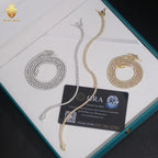 925 Silver VVS Moissanite 2mm Tennis Chain & Bracelet – Iced Out — photo 3 of 8