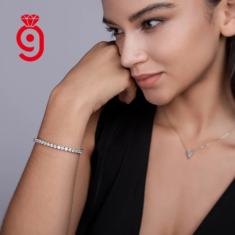 VVS Moissanite 4mm Tennis Bracelet – 925 Sterling Silver | Women's | GRA Certified — photo 6 of 7