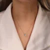 925 Silver VVS Moissanite 4-Prong Solitaire Pendant Necklace – D Color | GRA Certified — photo 8 of 10