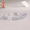 D Color VVS1 Moissanite Cuff Bracelet – 925 Sterling Silver - DB Diamonds