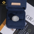 GRA Certified Moissanite Iced Out Ring – 925 Sterling Silver, Hip Hop - DB Diamonds