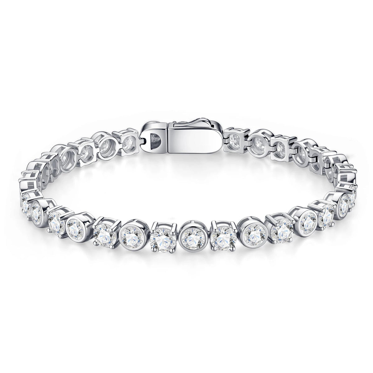 VVS D Color Moissanite Tennis Bracelet – 925 Sterling Silver - DB Diamonds