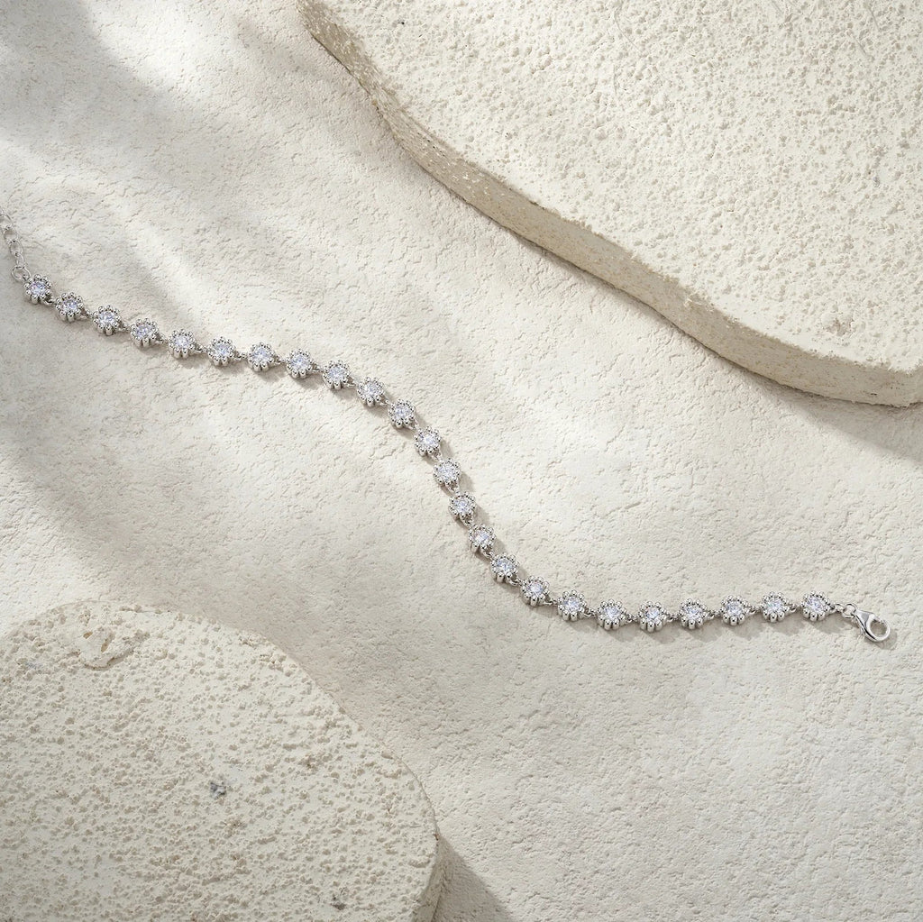 VVS D Color Moissanite Tennis Bracelet – 925 Sterling Silver - DB Diamonds