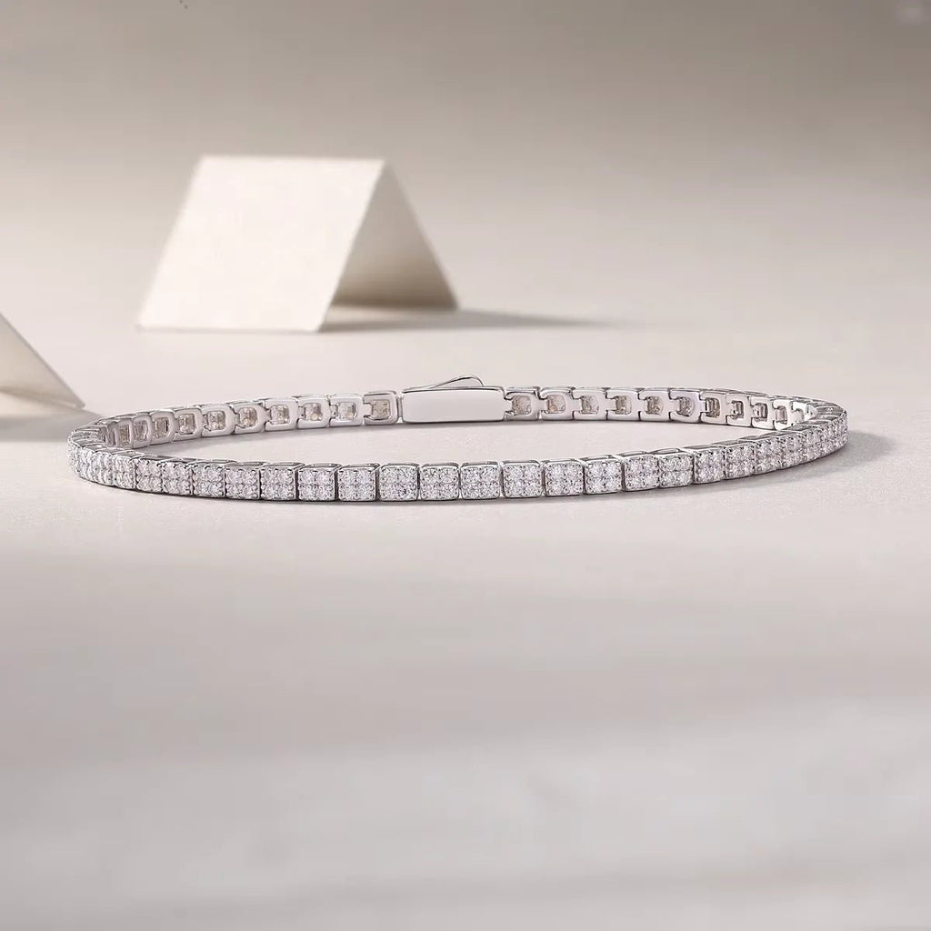 VVS Moissanite Butterfly Pendant Bracelet – 925 Sterling Silver - DB Diamonds