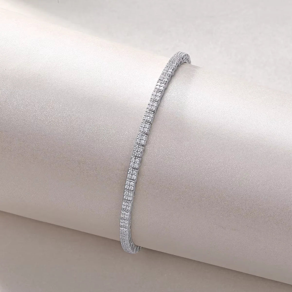 VVS Moissanite Butterfly Pendant Bracelet – 925 Sterling Silver - DB Diamonds
