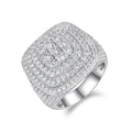 VVS Moissanite Iced Out Hip Hop Ring – 925 Sterling Silver - DB Diamonds